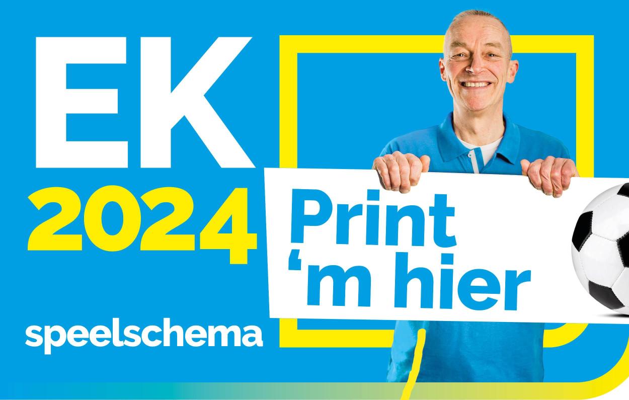 EK 2024 speelschema printen