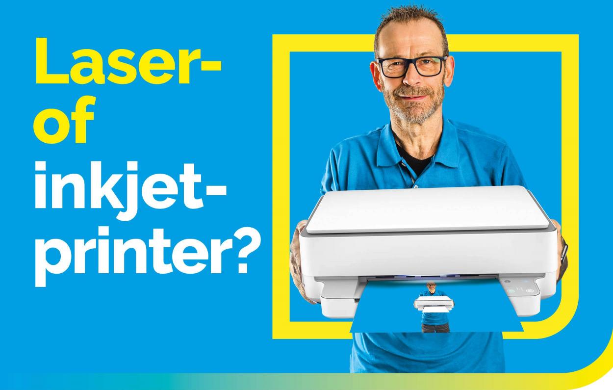 Laserprinter of inkjetprinter? Welke printer is voor u het goedkoopst?