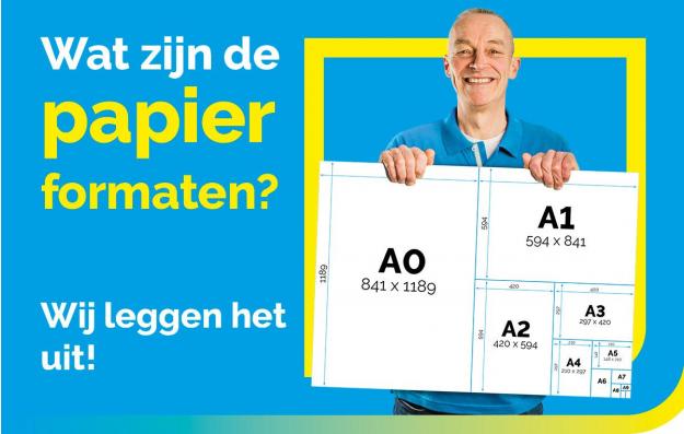 Afmetingen van A formaat papier