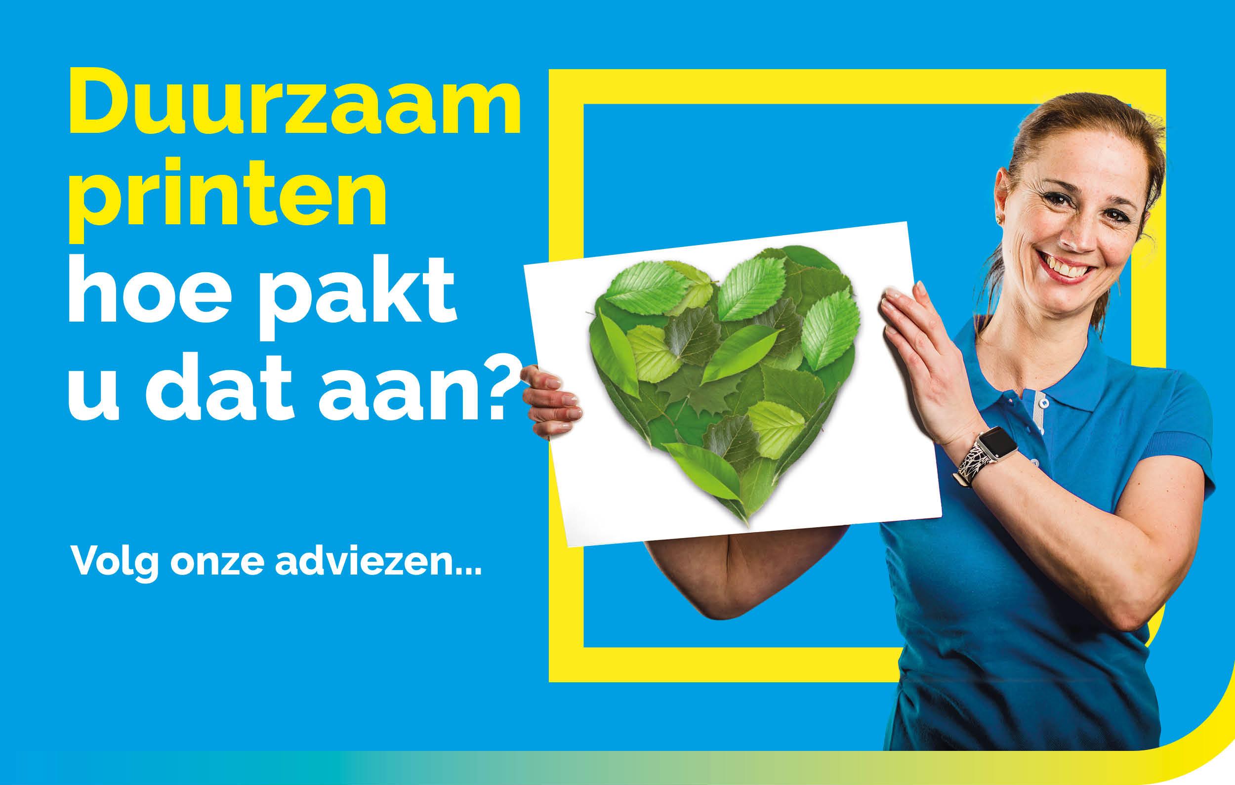 Duurzaam printen, hoe pakt u dat aan?