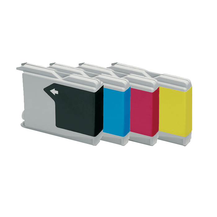 Huismerk Brother LC-1000 multipack (zwart + 3 kleuren)