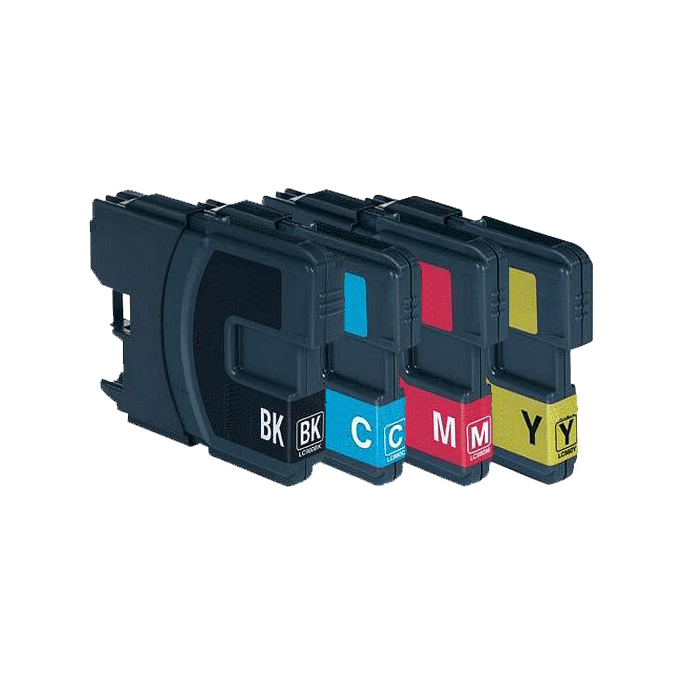 Huismerk Brother LC-1100 XL multipack (zwart + 3 kleuren)