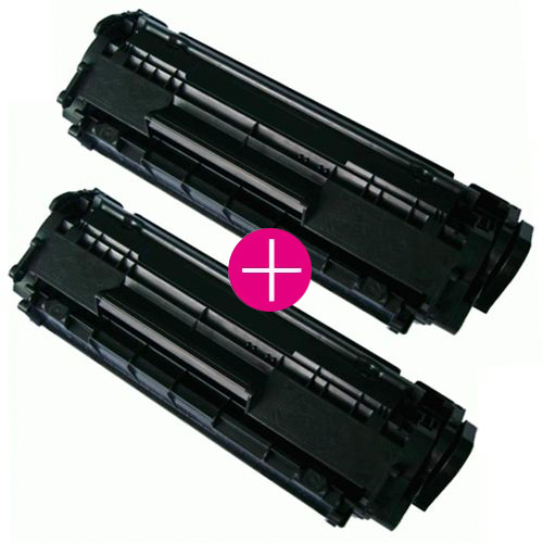 2 x Huismerk Canon FX-10 zwart