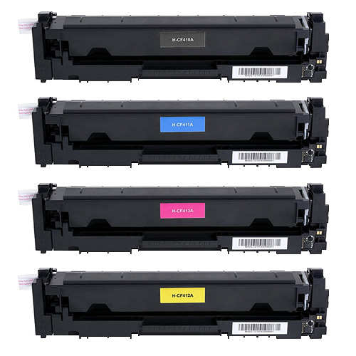 Huismerk HP 410A (CF410A-CF413A) multipack (zwart + 3 kleuren)