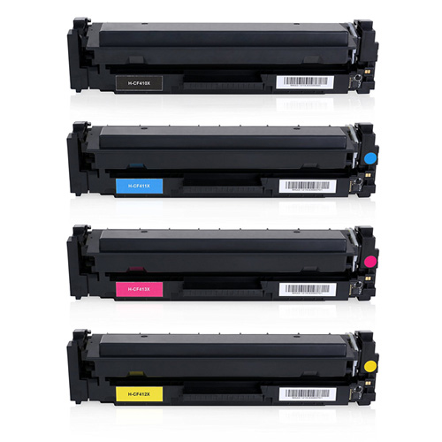 Huismerk HP 410X (CF410X-CF413X) multipack (zwart + 3 kleuren)