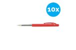 10 x Balpen Bic M10 rood