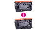 2 x Huismerk HP 37X (CF237X) zwart