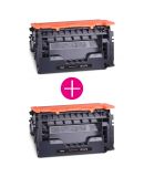 2 x Huismerk HP 37X (CF237X) zwart