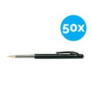 50 x Balpen Bic M10 zwart