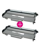 2 x Huismerk Brother TN-3380 zwart