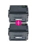 2 x Huismerk HP 38A (Q1338A) zwart