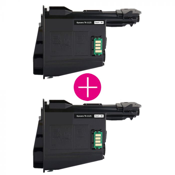 2 x Huismerk Kyocera TK-1125 zwart main product photo