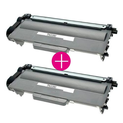 2 x Huismerk Brother TN-3380 zwart main product photo