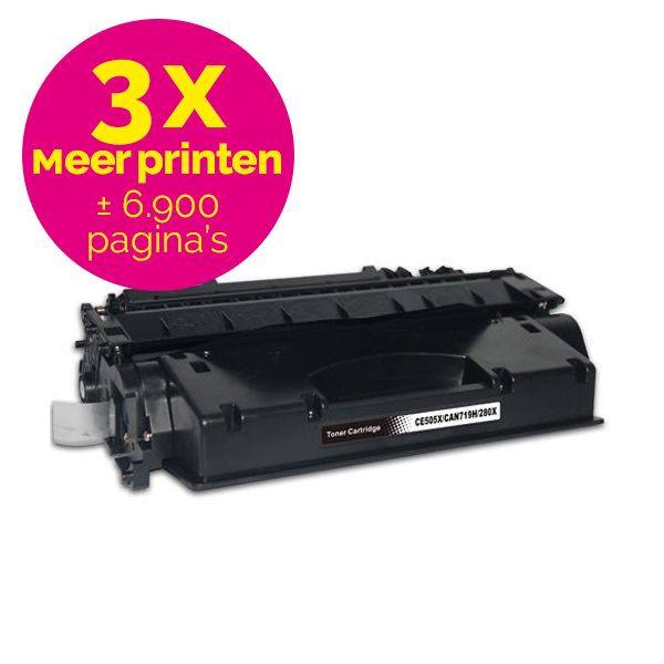 Huismerk HP 05X (CE505X) zwart main product photo