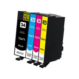 Huismerk Epson 34XL (T3476) multipack (zwart + 3 kleuren)