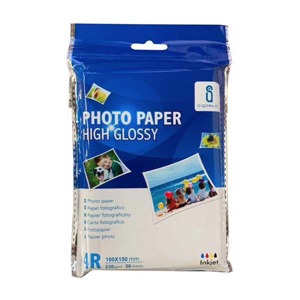 Fotopapier (10 x 15 cm) hoogglans - 230g - 50 vellen