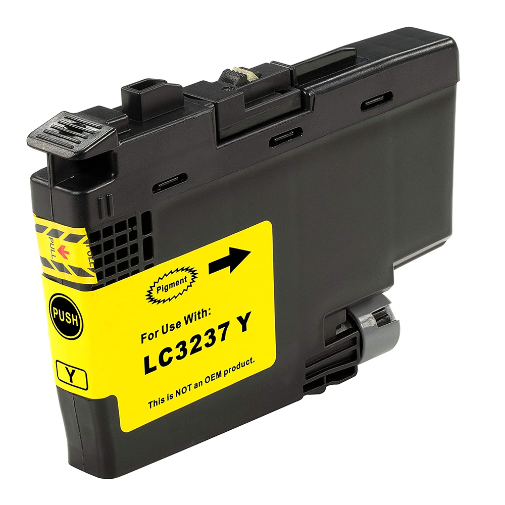 Huismerk Brother LC-3237XL Y geel