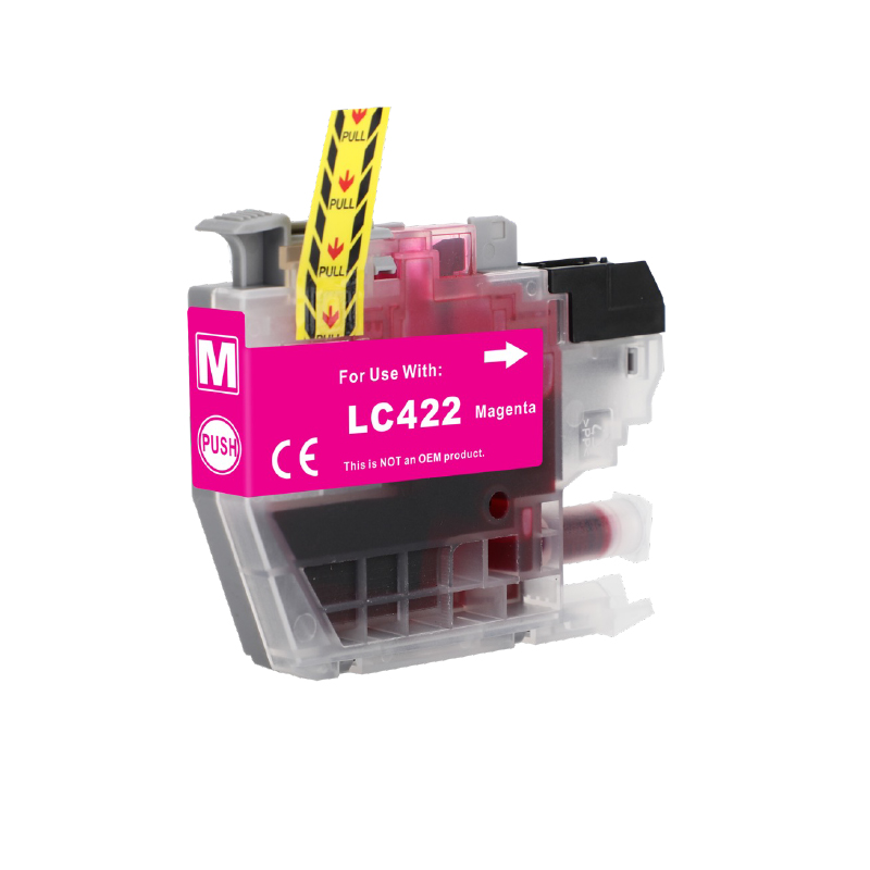 Huismerk Brother LC-422M XL inktcartridge magenta