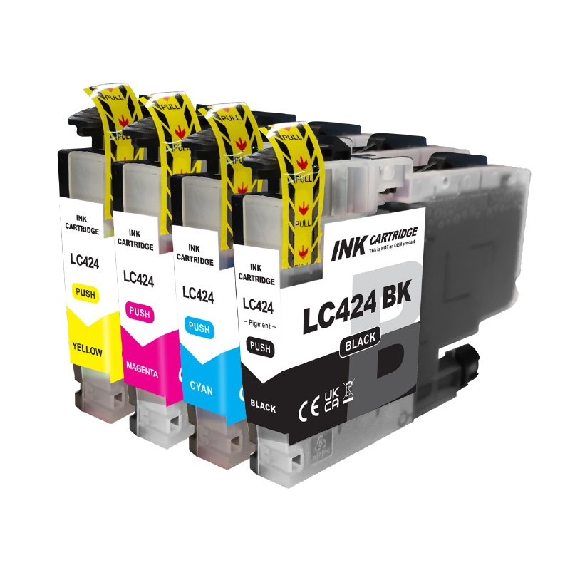 Huismerk Brother LC-424 XL voordeelset (4 inktcartridges)