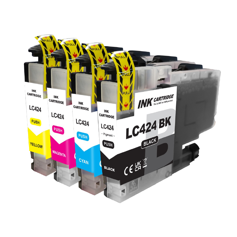 Huismerk Brother LC-424 voordeelset (4 inktcartridges)