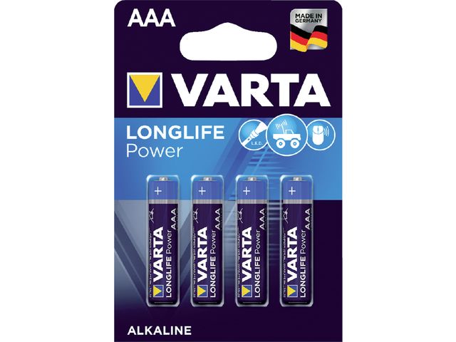 Varta Longlife Power 4 x AAA Alkaline