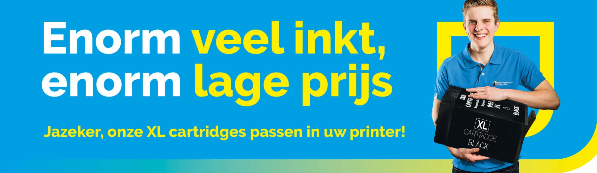 XL cartridges passen in uw printer